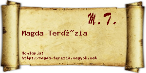 Magda Terézia névjegykártya
