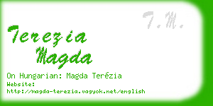 terezia magda business card