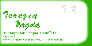 terezia magda business card